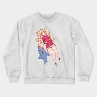 Mofuko and Shark Crewneck Sweatshirt